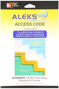 Aleks 360 Access Card (11 Weeks) for Elementary Statistics: A Brief Version