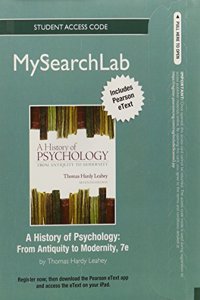 MySearchLab with Pearson Etext - Standalone Access Card - for History of Psychology