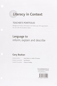 Language to Inform, Describe and Explain Teacher's Portfolio