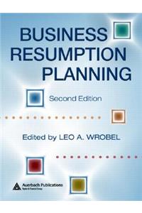 Business Resumption Planning