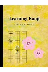Learning Kanji Practice Workbook