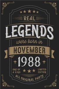 Real Legends were born in November 1988