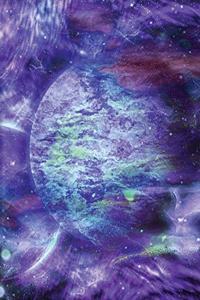 Outer Space Composition Notebook Sci-Fi Planets, Unruled Blank Sketch Paper