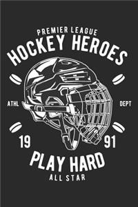 Icehockey Heroes Notebook