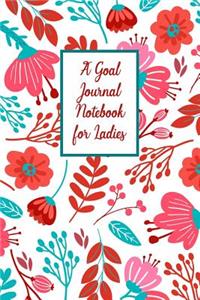 A Goal Journal Notebook For Ladies