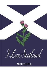 I Love Scotland - Notebook