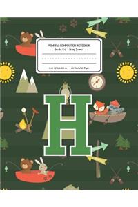 Primary Composition Notebook Grades K-2 Story Journal H