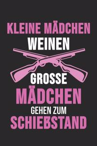 Kleine Mädchen Weinen Grosse Mädchen Gehen Zum Schießstand