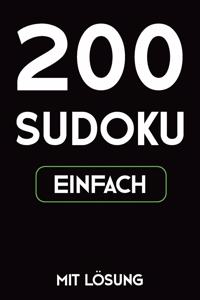 200 Sudoku einfach mit Lösung
