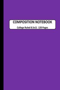 Composition Notebook College Ruled