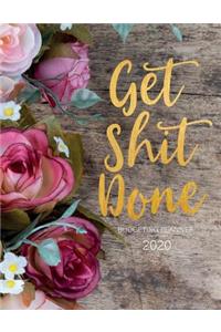 Get Shit Done Budgeting planner daily weekly & monthly 2020