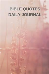 Bible Quotes Daily Journal