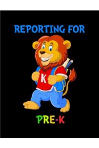 Reporting For Pre-K