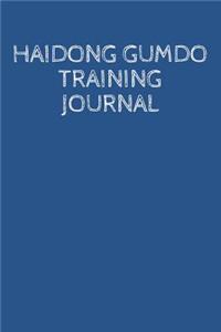 Haidong Gumdo Training Journal