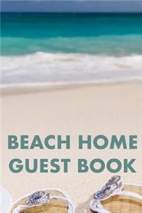 Beach Home Guest Book