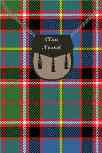 Clan Norvel Tartan Journal/Notebook