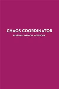 Chaos Coordinator Personal Medical Notebook