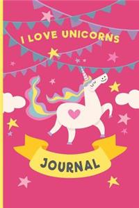 I Love Unicorns Journal