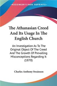 Athanasian Creed And Its Usage In The English Church
