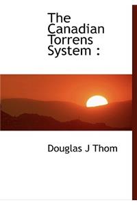 The Canadian Torrens System