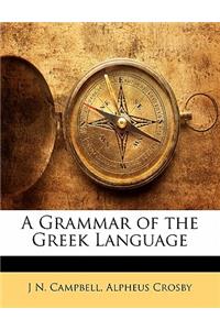 Grammar of the Greek Language
