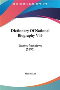 Dictionary of National Biography V43