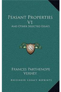 Peasant Properties V1