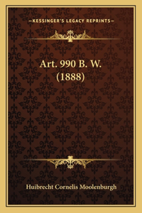 Art. 990 B. W. (1888)