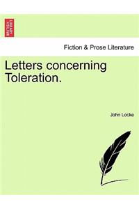 Letters concerning Toleration.