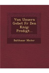 Von Unsern Gebet F�r Den K�nig