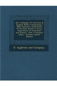 New Catalogue of American & English Books