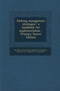 Parking Management Strategies