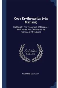 Coca Erythroxylon (vin Mariani)