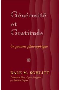 Generosite et Gratitude