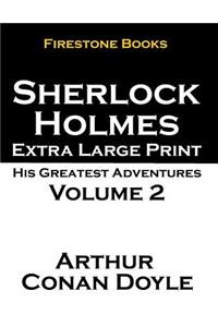Sherlock Holmes Extra Large Print