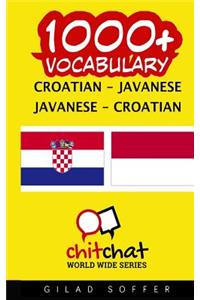 1000+ Croatian - Javanese Javanese - Croatian Vocabulary