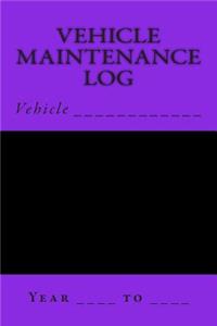 Vehicle Maintenance Log