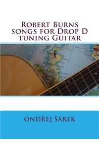 Robert Burns songs for Drop D tuning Guitar