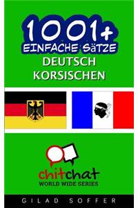 1001+ Einfache Sätze Deutsch - korsischen