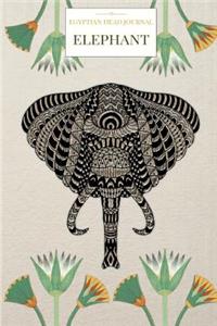Elephant Egyptian Head Journal: My Personal Planner Writing 160 Page 8x10 Lined Journal for Your Thoughts, Ideas, and Inspiration (Elephant Journal)