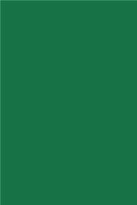 Journal Dark Spring Green Color Simple Plain Green