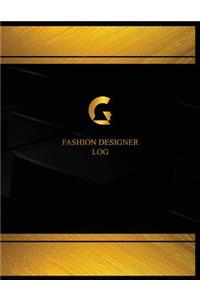 Fashion Designer Log (Logbook, Journal - 125 pages, 8.5 x 11 inches)