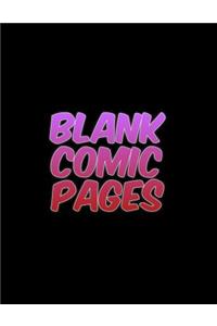 Blank Comic Pages