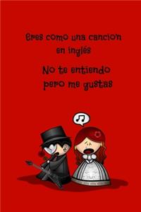 Eres como una cancion, pareja libreta