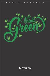 Think Green Notizbuch