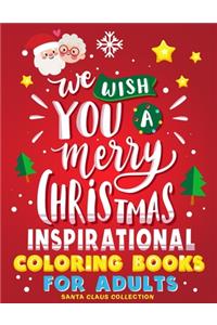 Merry Christmas Inspirational Coloring Books for Adults