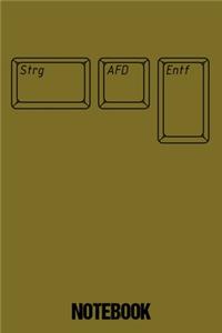 Notebook Strg AfD Entf