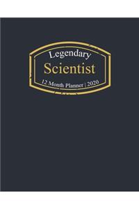 Legendary Scientist, 12 Month Planner 2020
