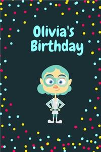 Olivia's Birthday Cute Hero Gift _ Olivia Notebook