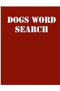 Dogs word search